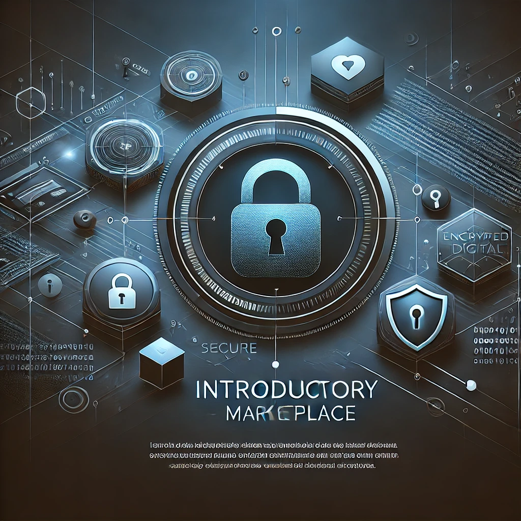 Illustration showing Abacus Market's secure interface.